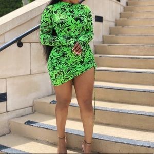 Mary Jane Mesh Mini Dress